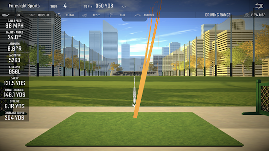 Phần mềm đánh golf trong nhà Foresight sports