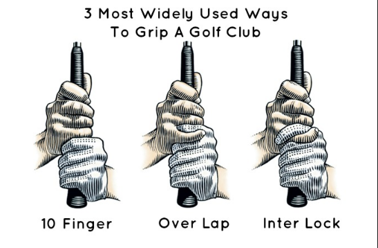 3 kiểu cầm gậy golf chuẩn kỹ thuật