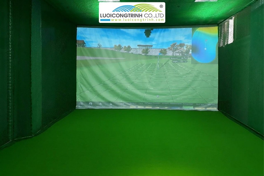 Ứng dụng trong các phòng golf 3D