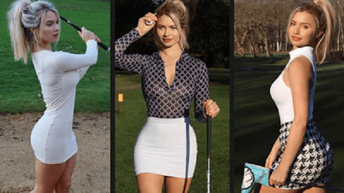 Nữ golf thủ xinh đẹp người Anh Bella Angel