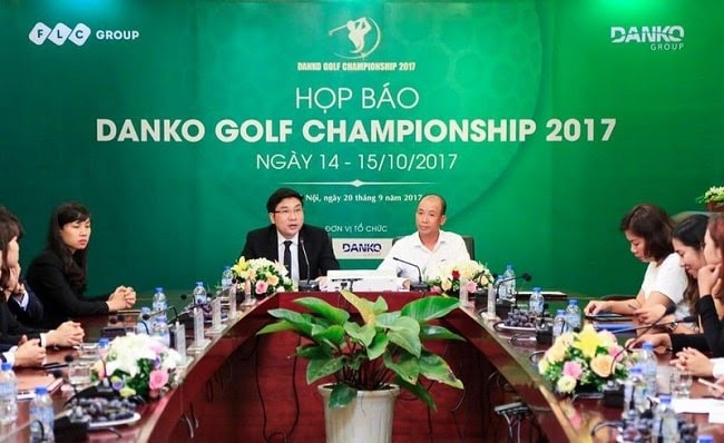 Buổi họp báo giải golf Danko Championship