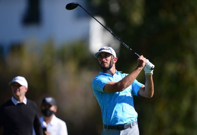 Max Homa chơi tại giải vô địch giải golf Genesis Invitational 2021