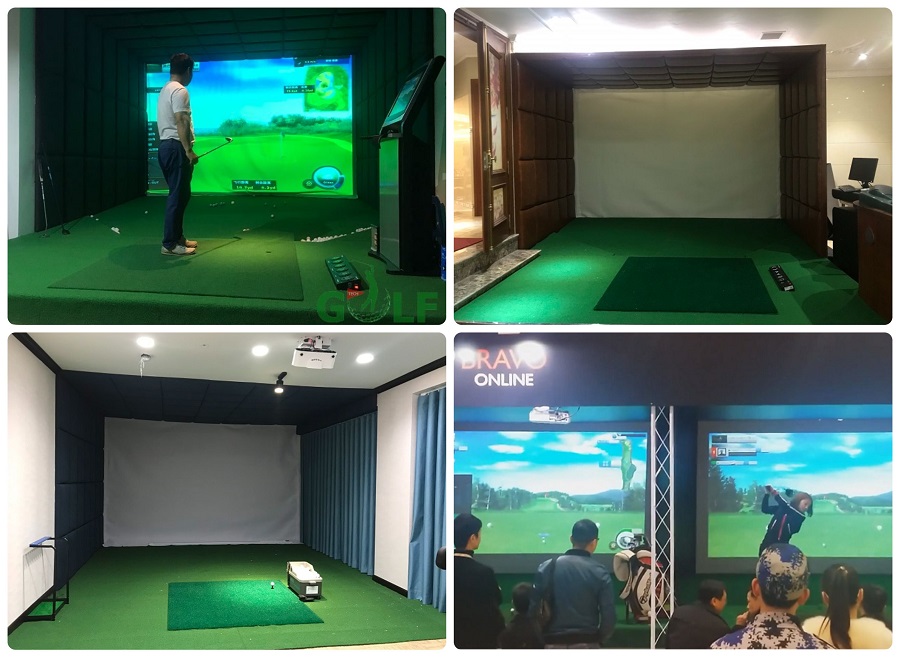 Công trình phòng golf 3D GolfTech lắp đặt