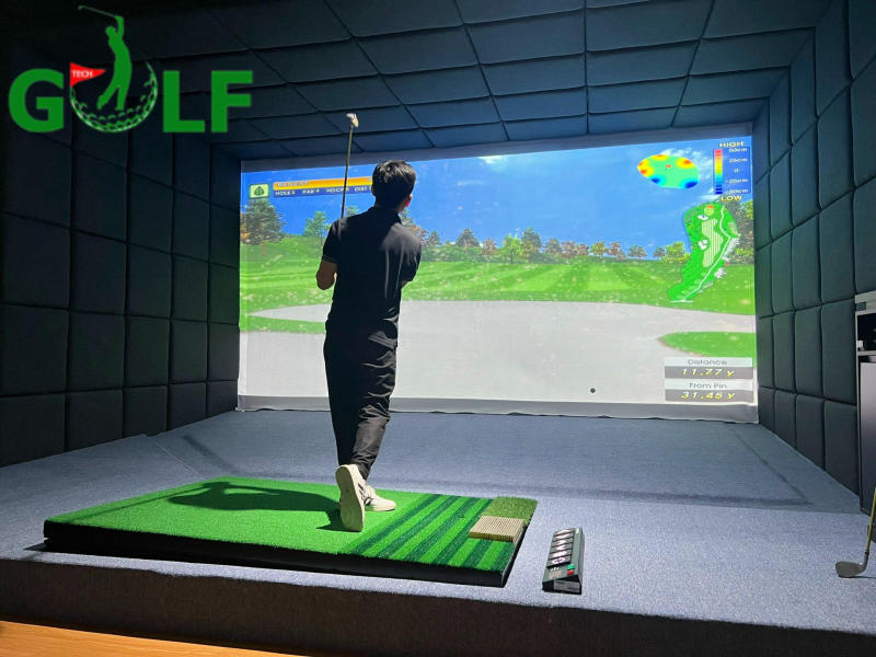 Bàn giao công trình phòng golf 3D Quận 7, Hồ Chí Minh