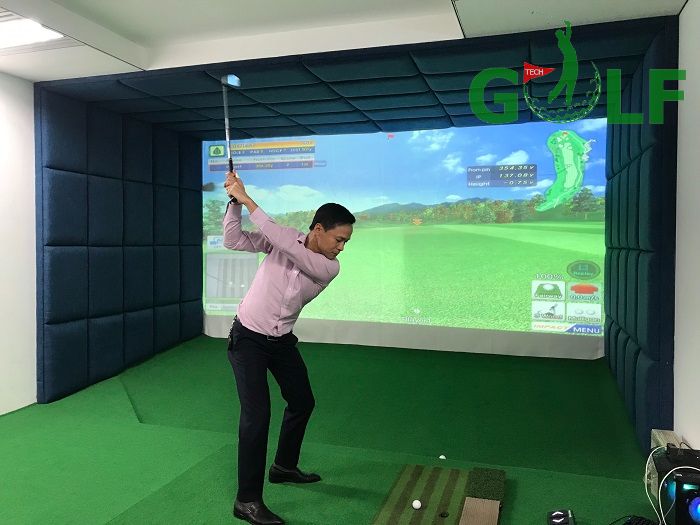 Hoàn thiện phòng tập golf 3D tại Ba Đình - Hà Nội