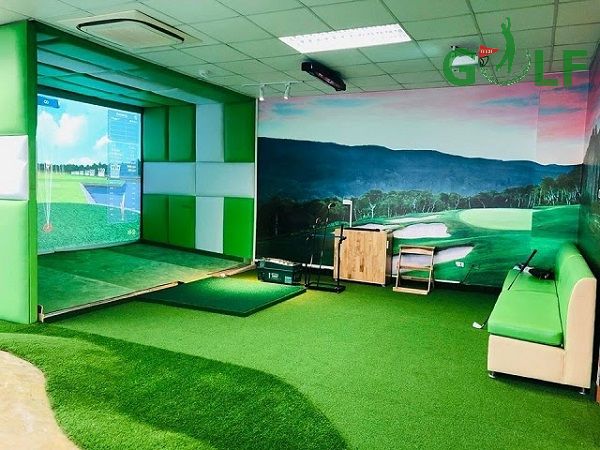 Phòng tập golf 3D sử dụng phần mềm eagle eye golf