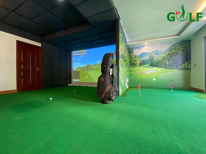 Phòng golf 3D Hạ Long với diện tích rộng rãi