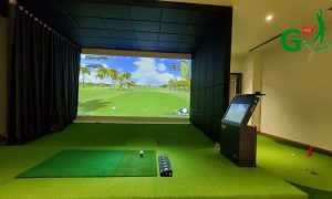 Phòng golf 3D có diện tích rộng rãi, thoải mái