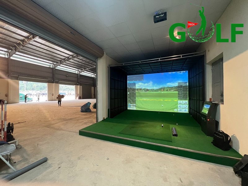 Phòng golf với diện tích 35m2 phụ vụ chơi golf tại nhà