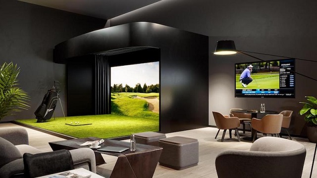 Golf màn hình có thể mô phỏng chính xác đến 95% như sân golf truyền thống