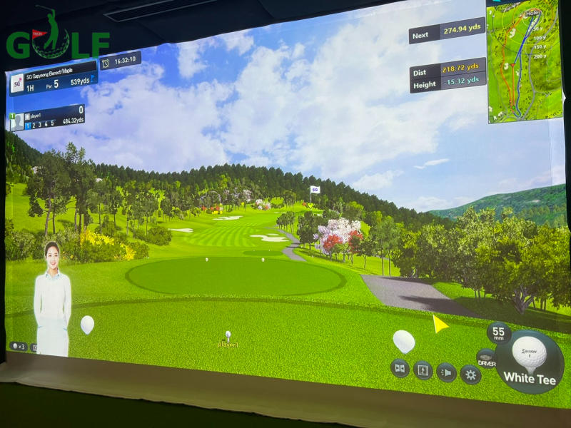 Phòng golf 3D tại Khách sạn Marvella Nha Trang