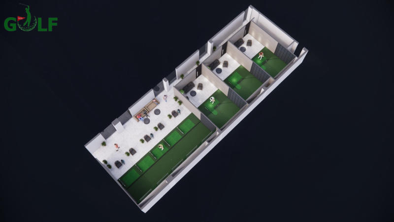Phòng golf 3D tại Nha Trang – Công trình Foresight Sports
