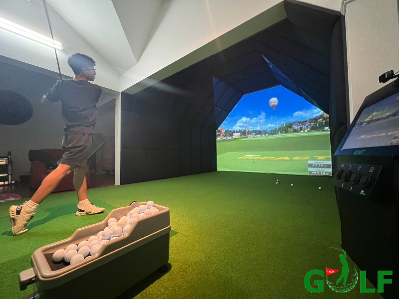 Hoàn thiện phòng tập golf 3D Impact Vision tại Linh Đàm Hà Nội