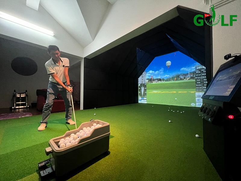 Hoàn thiện phòng tập golf 3D Impact Vision tại Linh Đàm Hà Nội