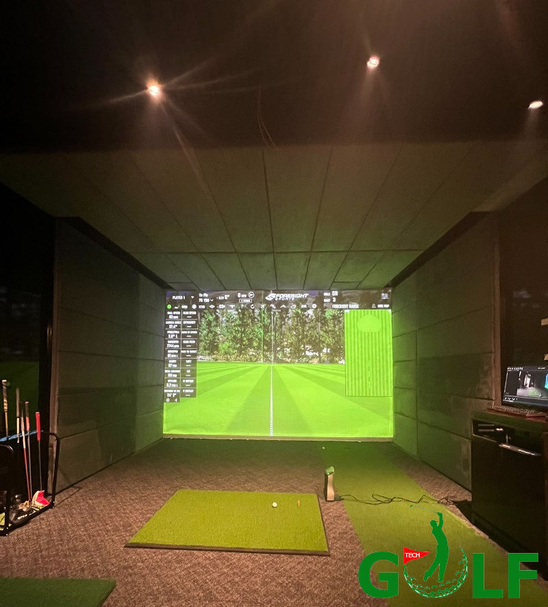 Phòng tập golf 3D tại Long Biên Hà Nội hiện đại sang trọng với phần mềm golf foresight sports