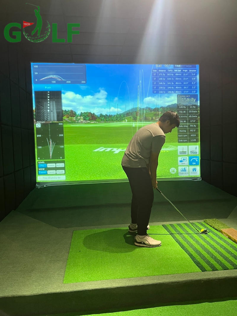 Phòng golf 3D tại Ba Đình Hà Nội – Công trình GolfTech