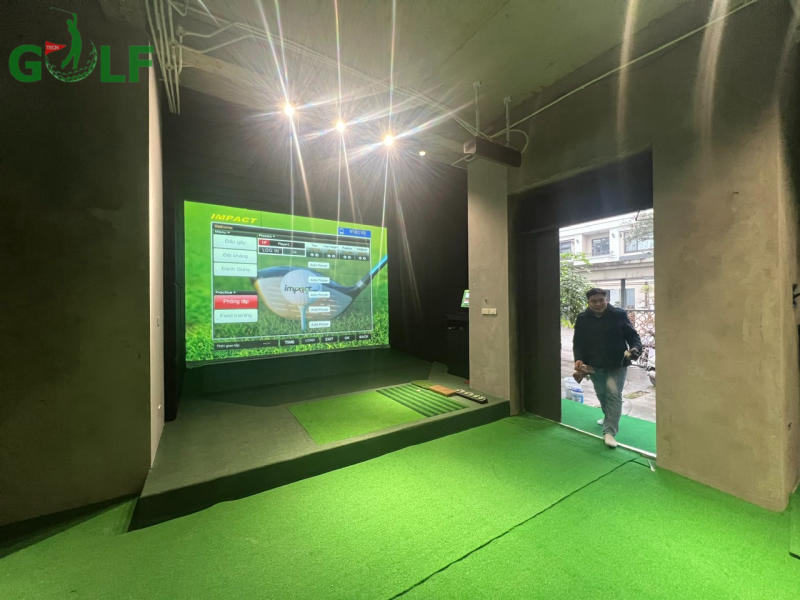 Phòng golf 3D tại Ba Đình Hà Nội – Công trình GolfTech