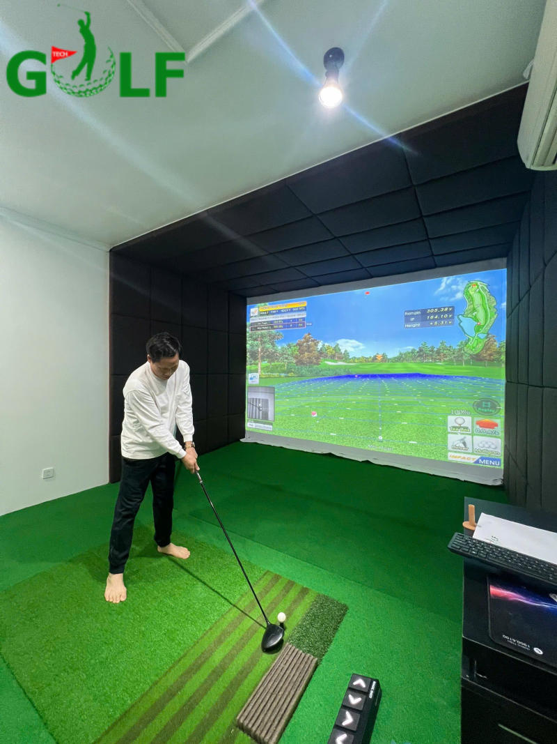 Lắp đặt phòng golf 3D tại Xuân Mai Hà Đông Hà Nội