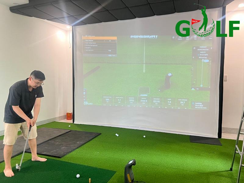 GolfTech lắp đặt phòng golf 3D tại Thành phố Mới, Bình Dương