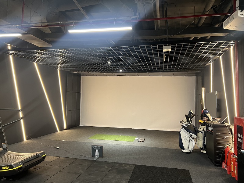 Hoàn thiện lắp đặt phòng golf 3D tại Long Biên Hà Nội