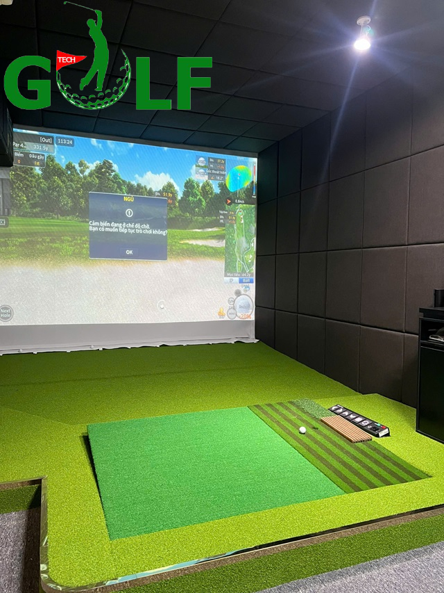 GolfTech bàn giao phòng tập golf 3D tại Chùa Hà, Hà Nội