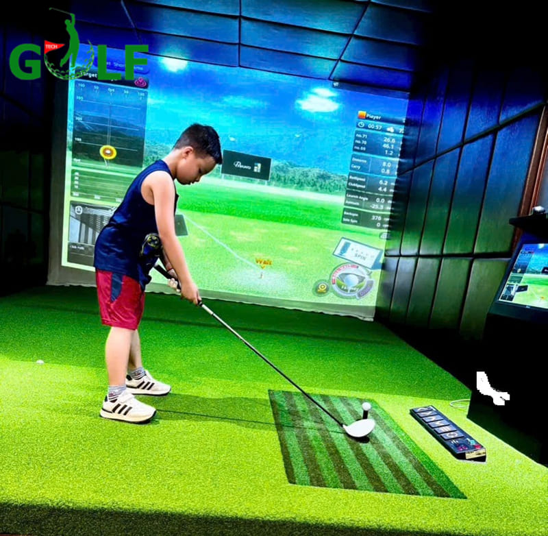 Golftech hoàn thiện và lắp đặt phòng golf 3D tại Phan Kế Bính, Hà Nội