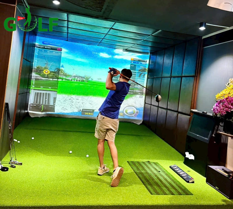 Golftech hoàn thiện và lắp đặt phòng golf 3D tại Phan Kế Bính, Hà Nội