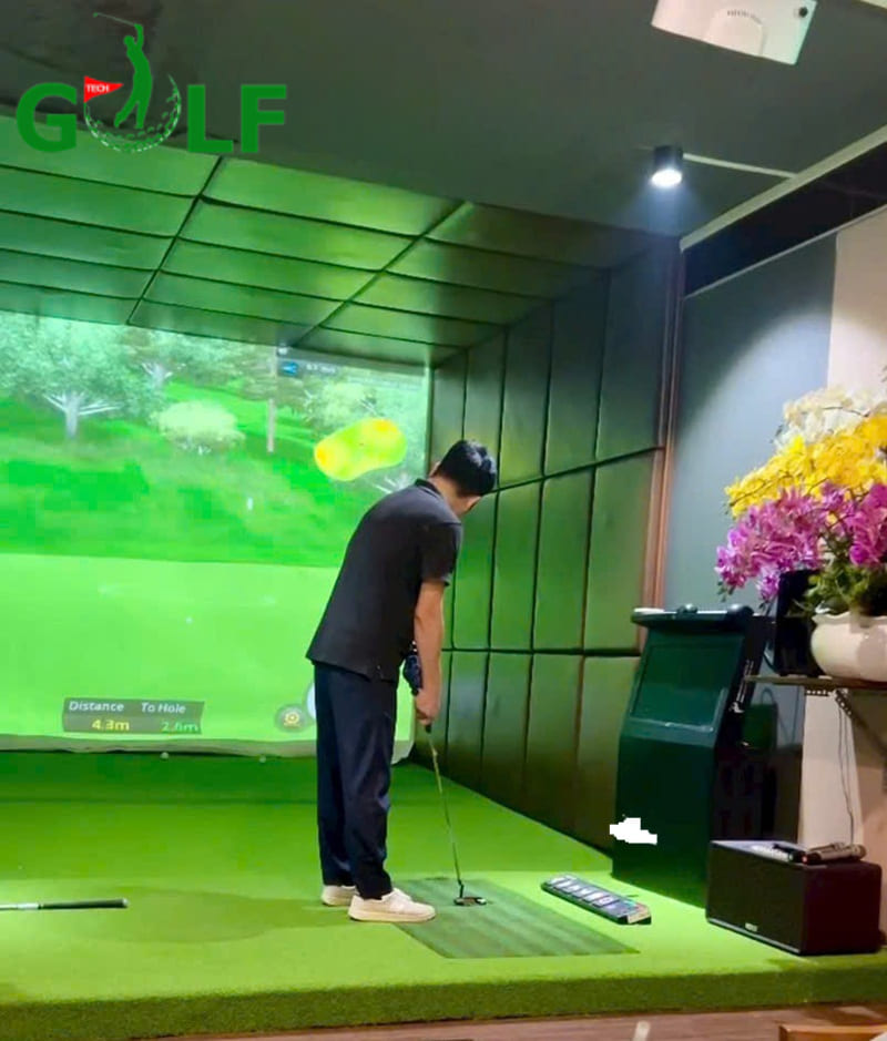 Golftech hoàn thiện và lắp đặt phòng golf 3D tại Phan Kế Bính, Hà Nội