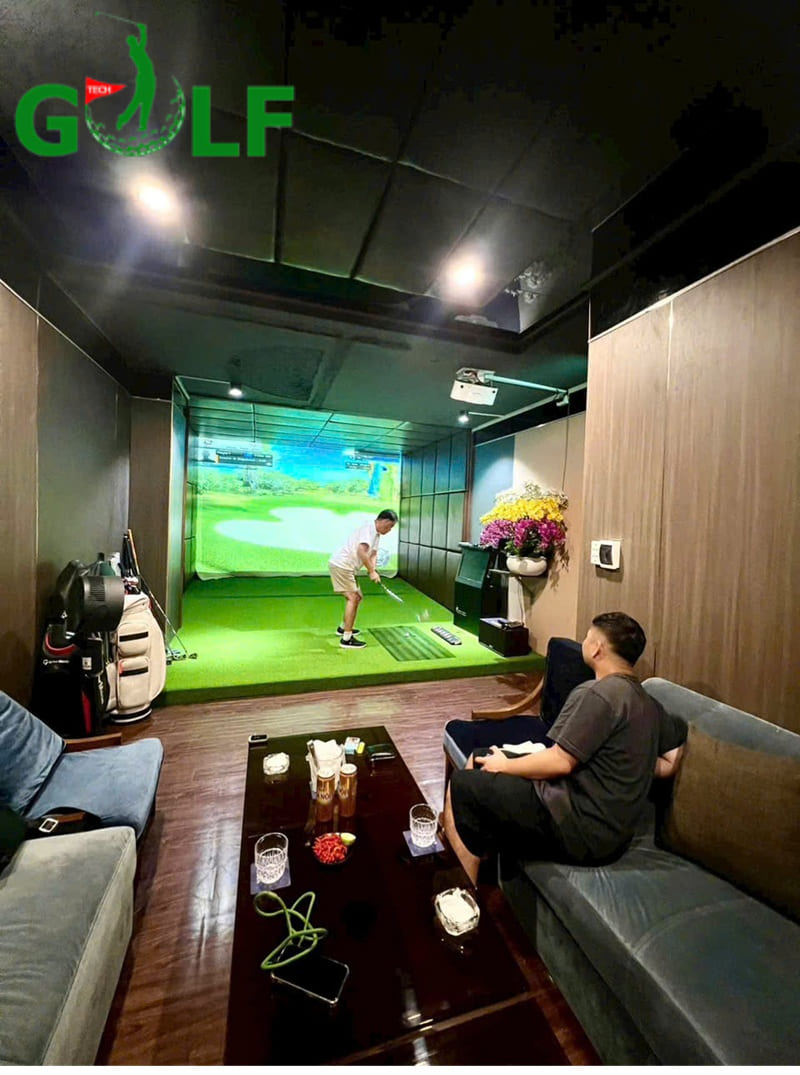 Golftech hoàn thiện và lắp đặt phòng golf 3D tại Phan Kế Bính, Hà Nội